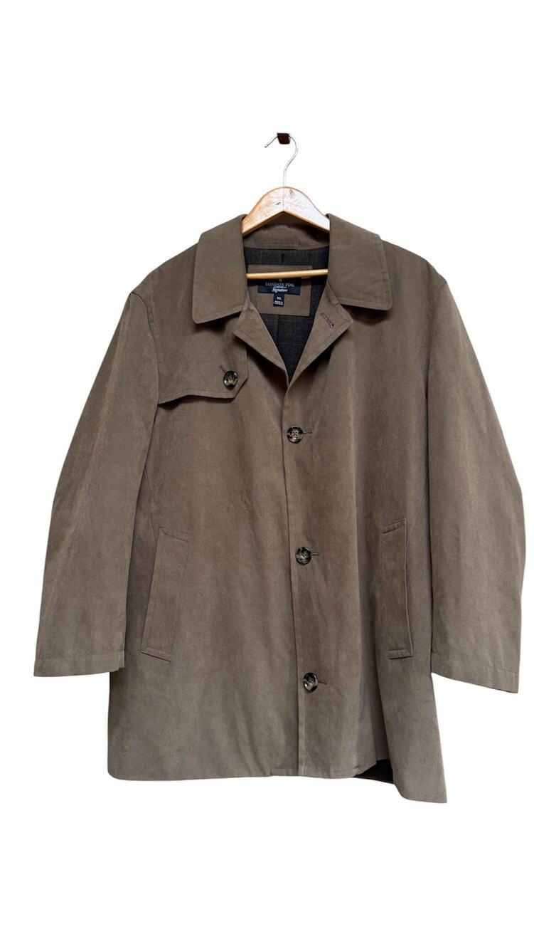 London Fog Tranch/Car Coat Men’s Size XL